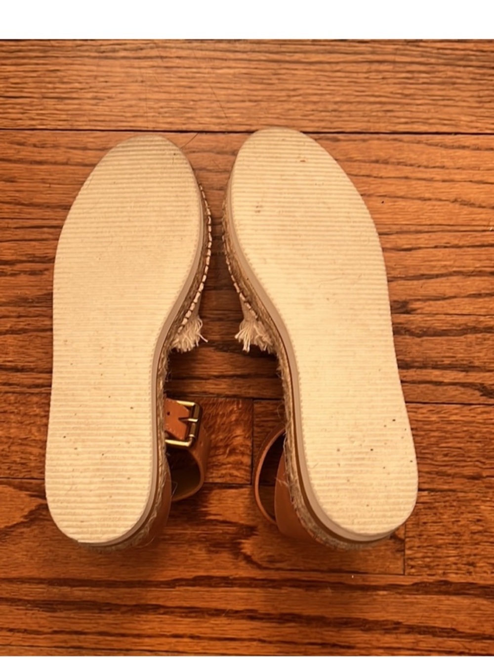 See By Chloé Cream and Tan Espadrille Sandal - Picture 4 of 5